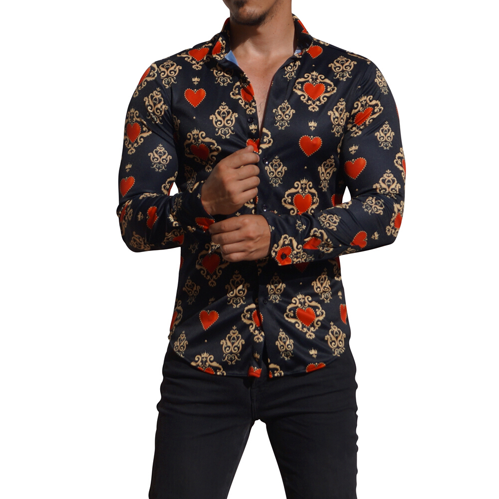 John Leopard Camisa Sublimada Manga Larga