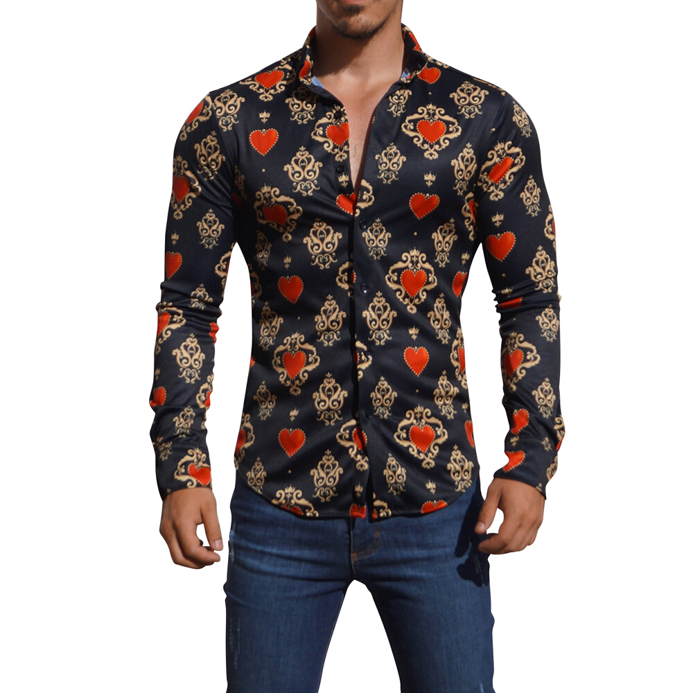 John Leopard Camisa Sublimada Manga Larga