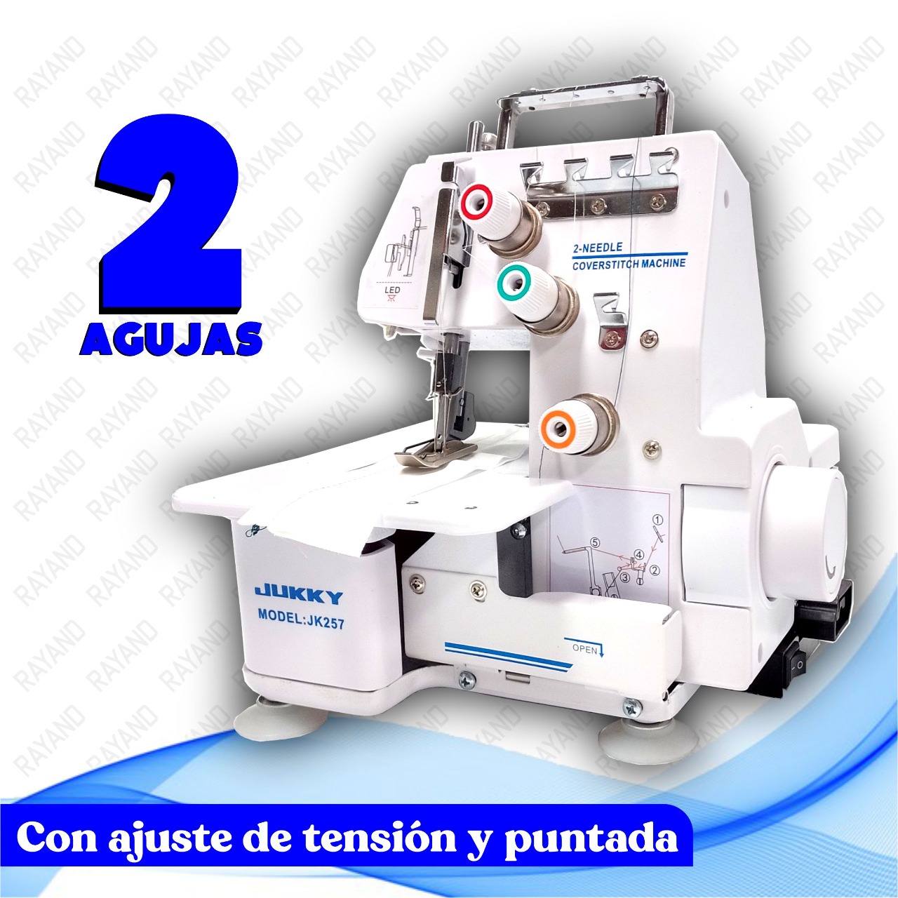 MAQUINA COLLARETERA SEMI-INDUSTRIAL MODELO JK257