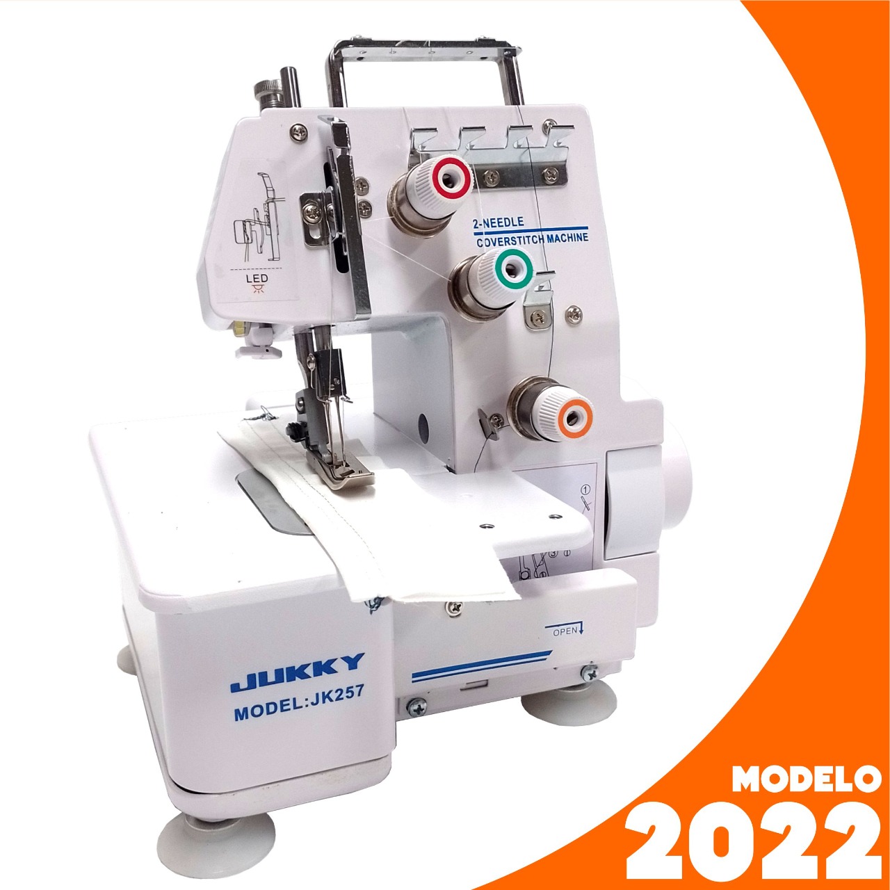 MAQUINA COLLARETERA SEMI-INDUSTRIAL MODELO JK257