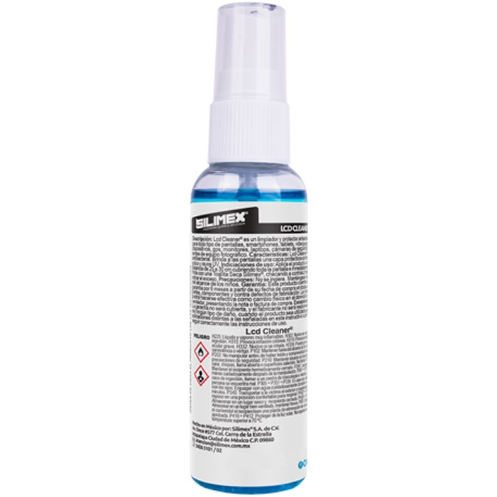 Limpiador De Pantallas Silimex LCD Cleaner 60ml Con Microfibra