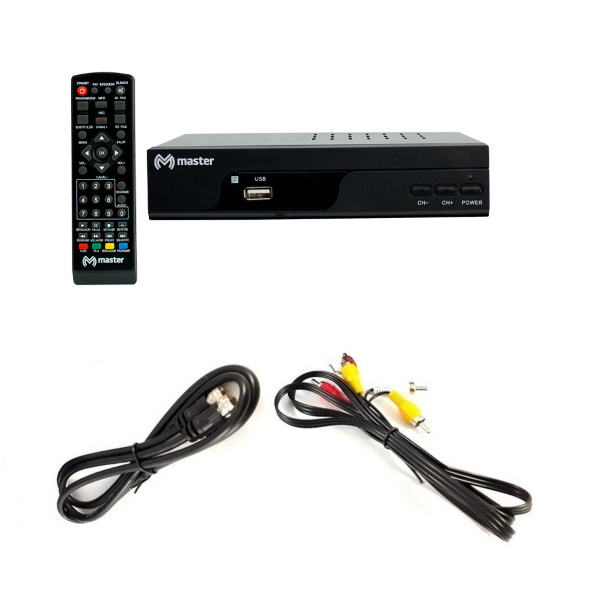 Decodificador Sintonizador Digital Multimedia Full HD 1080P para TV con  Control Remoto Entradas HDMI AV y Coaxial Señal Digital a Analógica