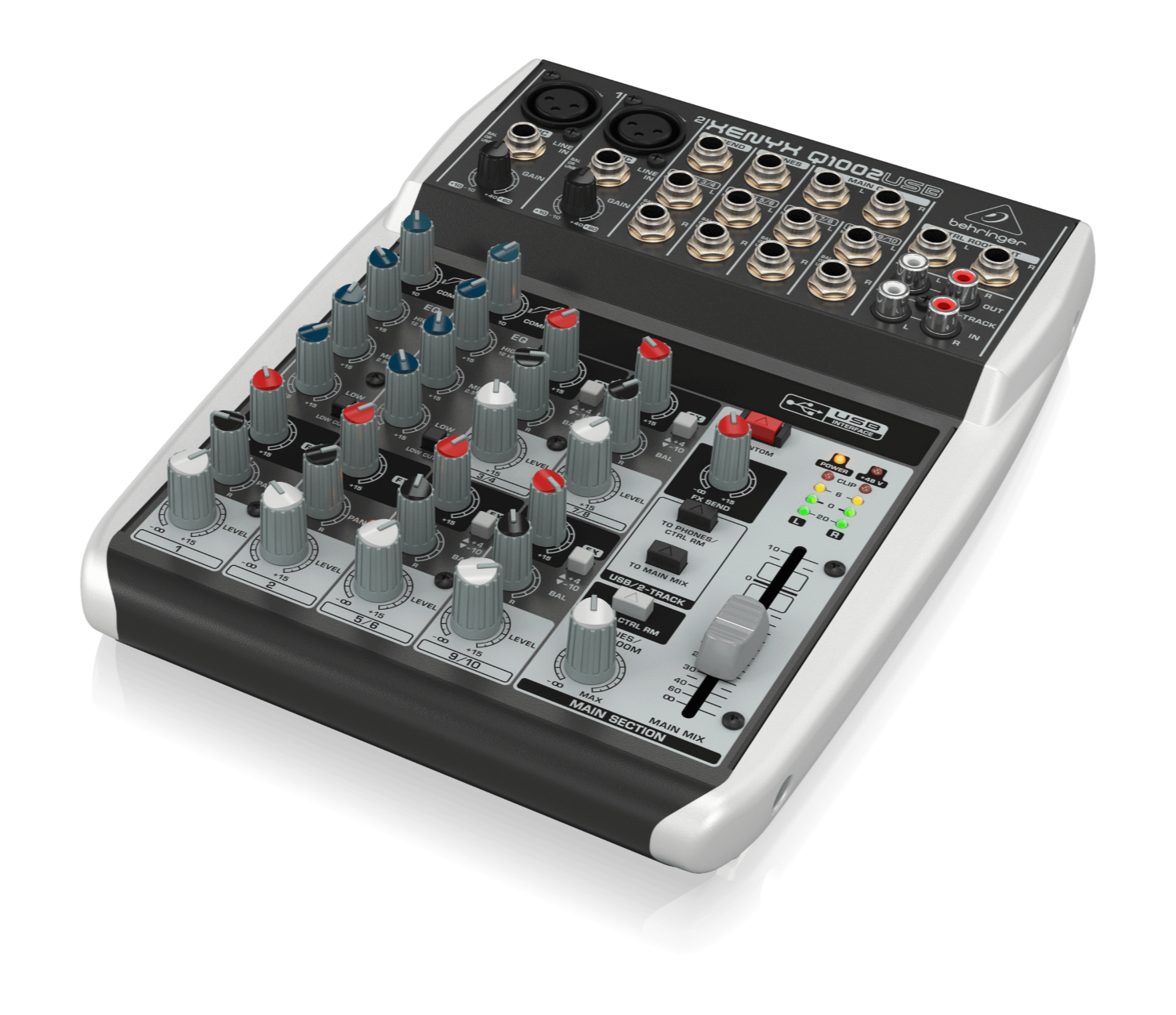 Mezcladora Behringer Xenyx Q1002usb Interfaz De Audio usb