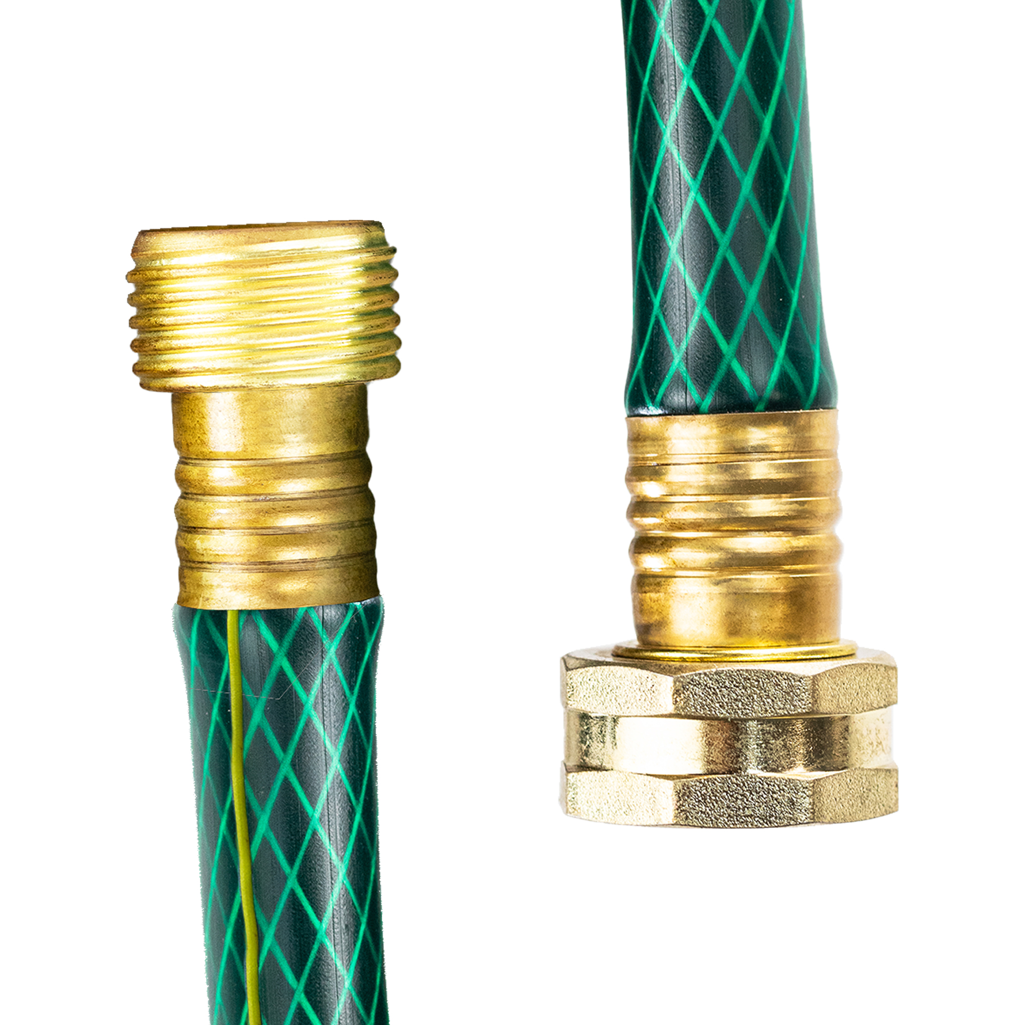 CNX Manguera Armada de 20m para Jardín, Conexiones de Latón