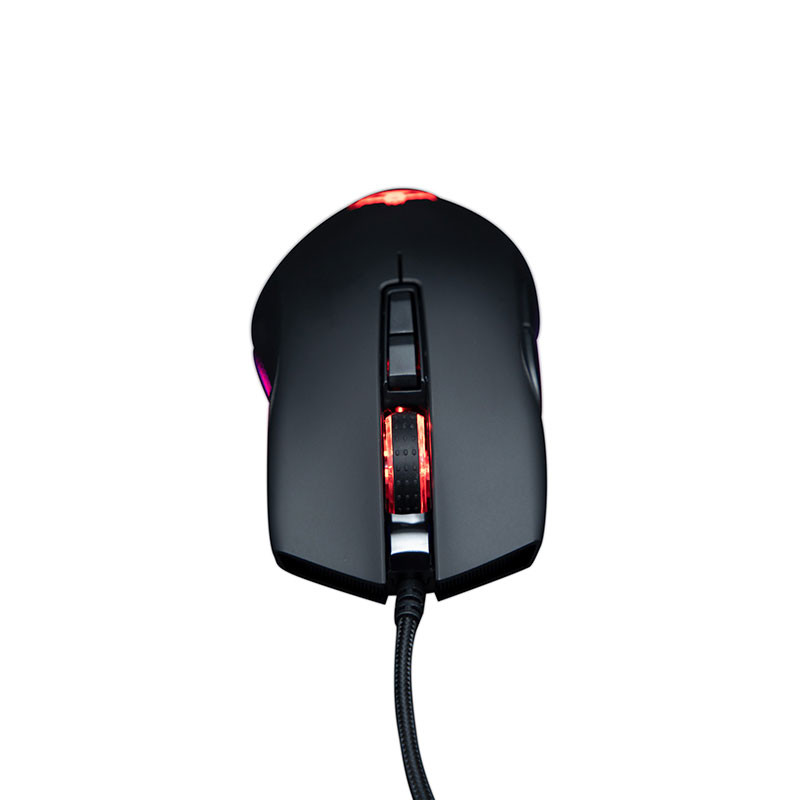 Mouse optico gaming Yeyian claymore 2000, alambrico, usb, 12000 dpi, negro/luz rgb (ymt-m2000)