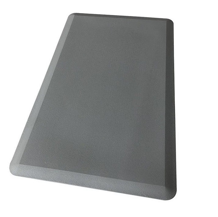 Tapete Anti Fatiga Descanso Cocina Cajeros Estilistas 44x70 Liso Gris