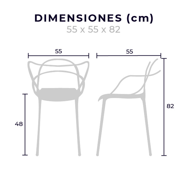 Set 4 Sillas Comedor Bangkok Rojo Mundo In