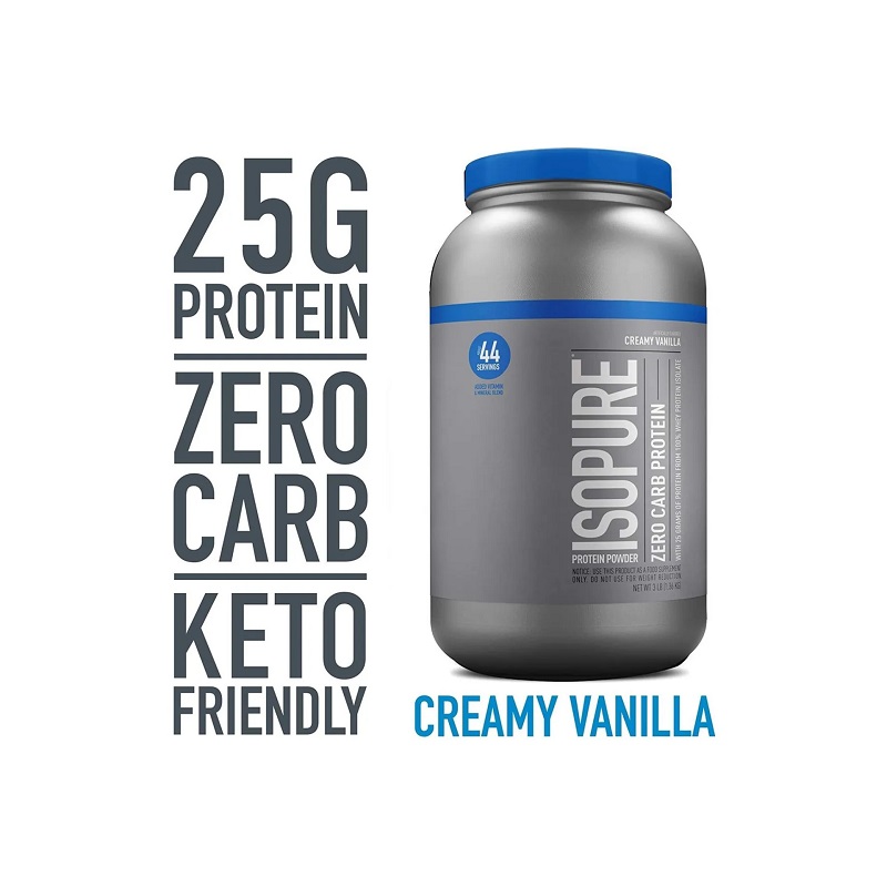 Proteina ISOPURE ZERO Carbs Sabor VAINILLA