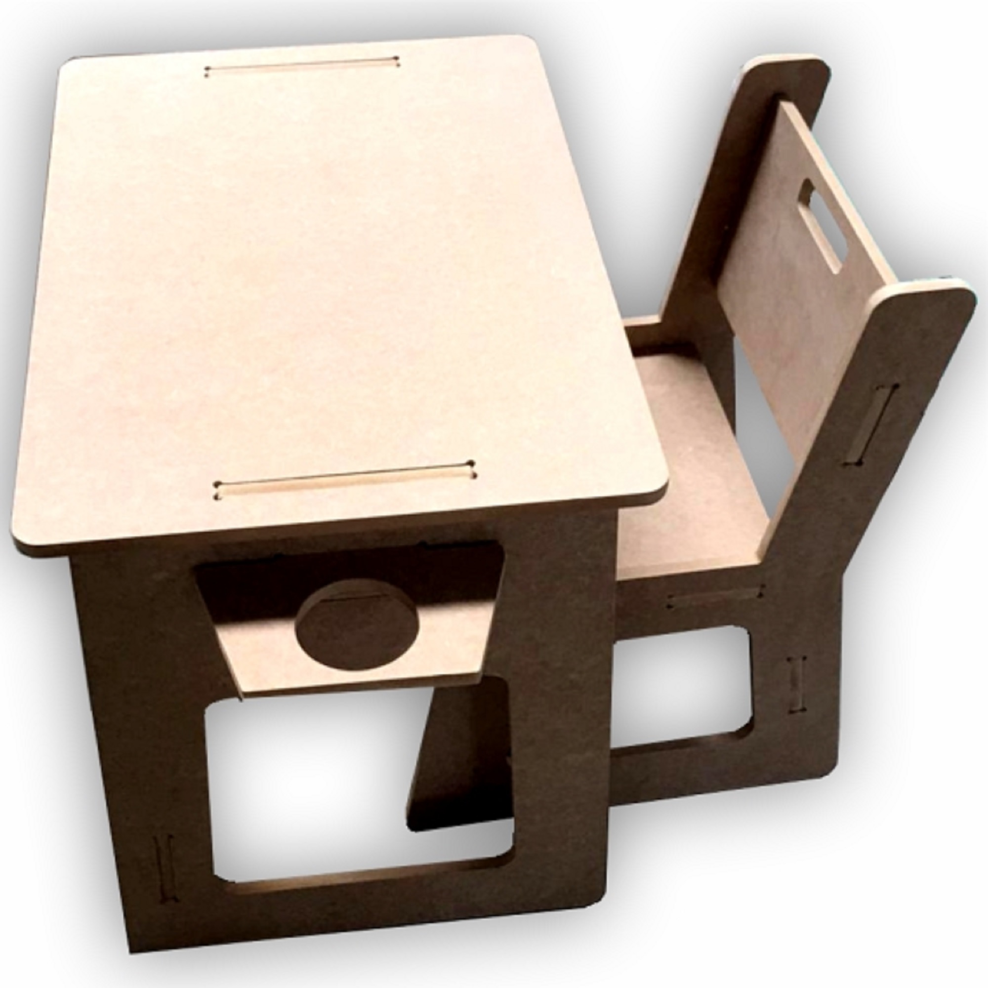 PUPITRE PARA NIÑOS MDF NATURAL