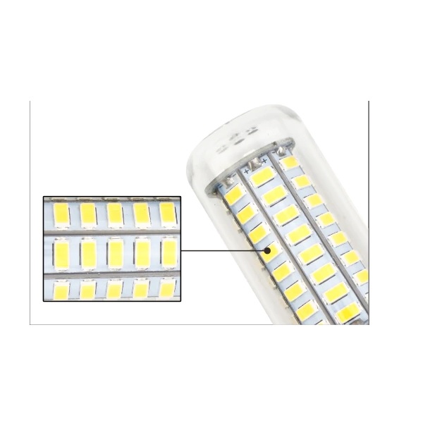 Bombilla LED tipo mazorca de maíz lámpara vela 48 LEDS Entrada E14 Iluminación Casa Luz Blanco Frio
