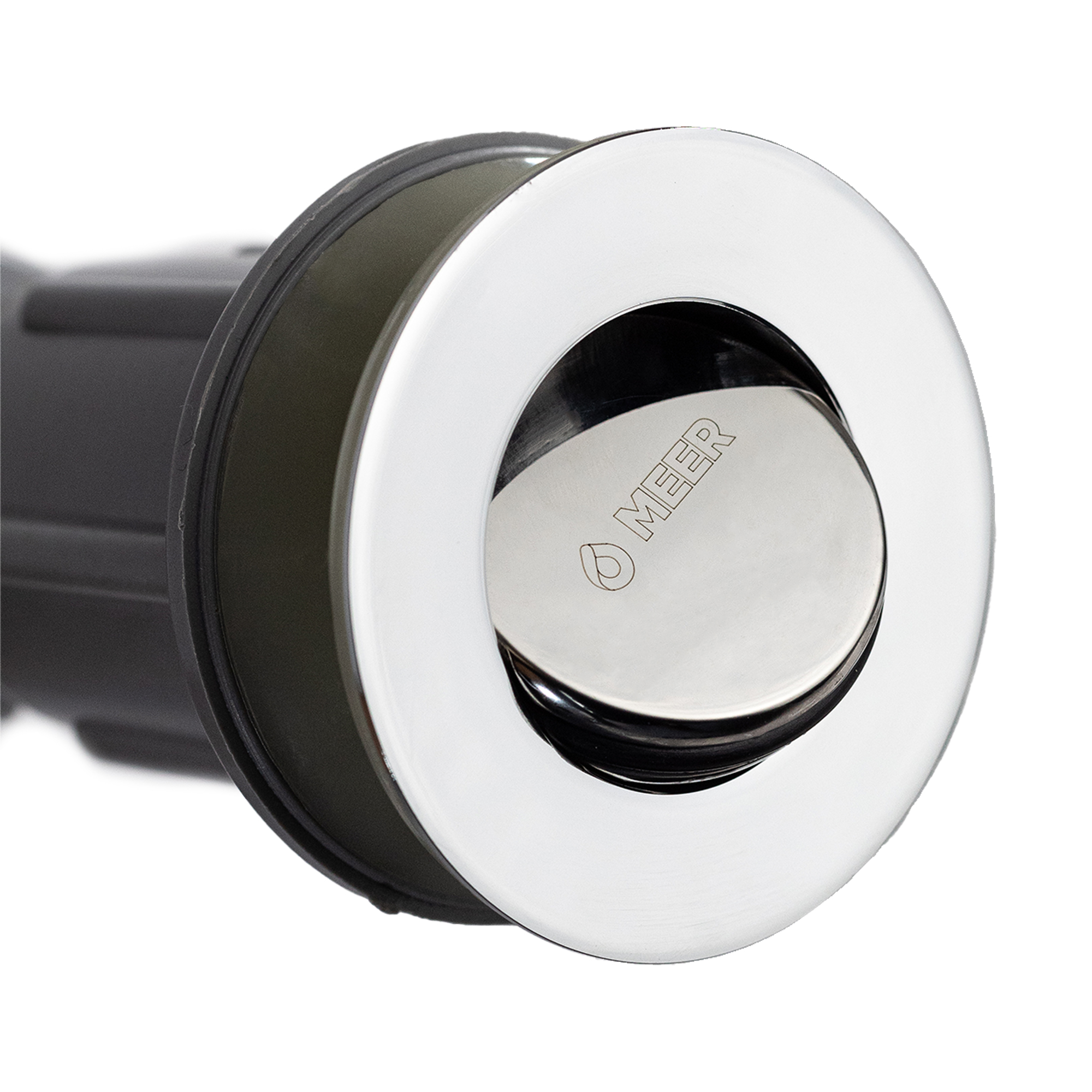  Contra Canasta en Acero Inoxidable con CESPOL Flexible de 11/4" con Cierre Giratorio