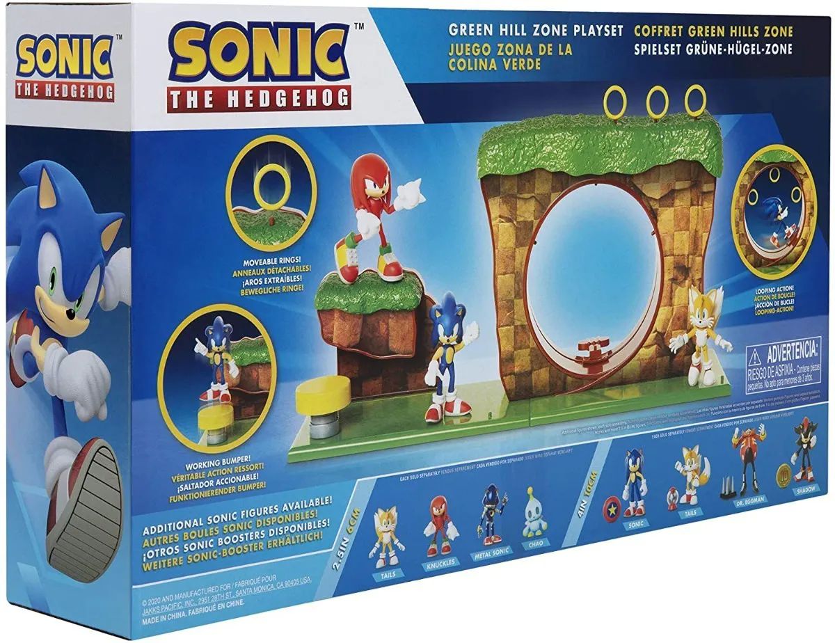 Sonic Escenario Green Hill Jakks Pacific