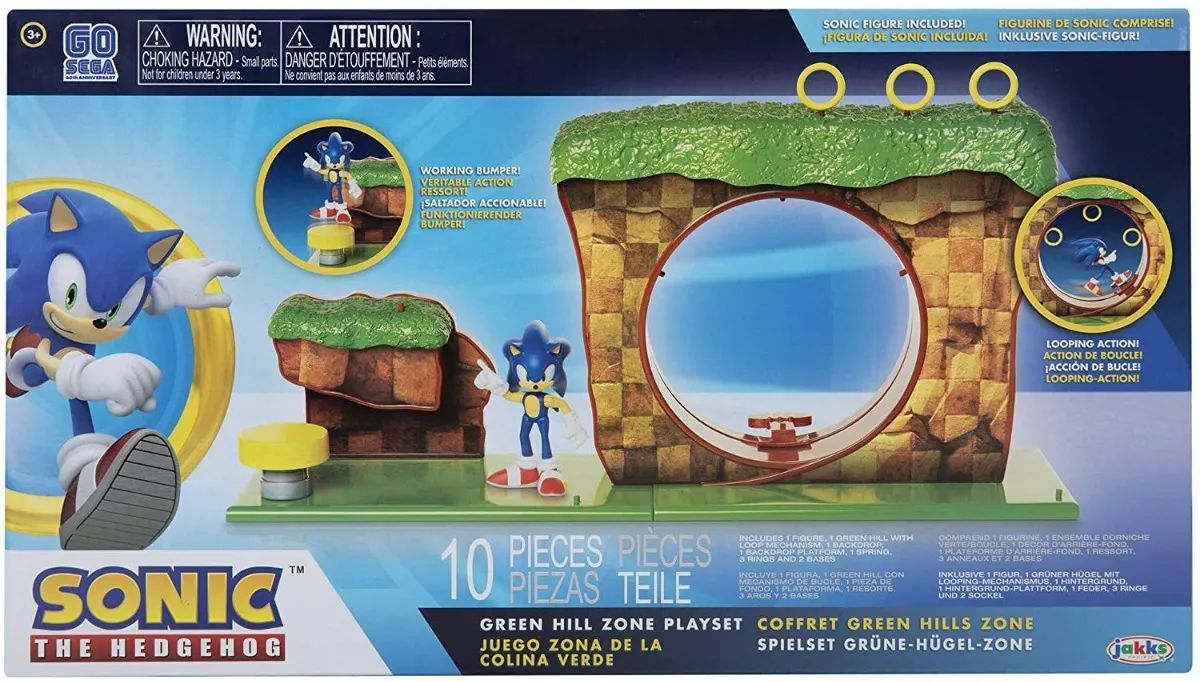 Sonic Escenario Green Hill Jakks Pacific
