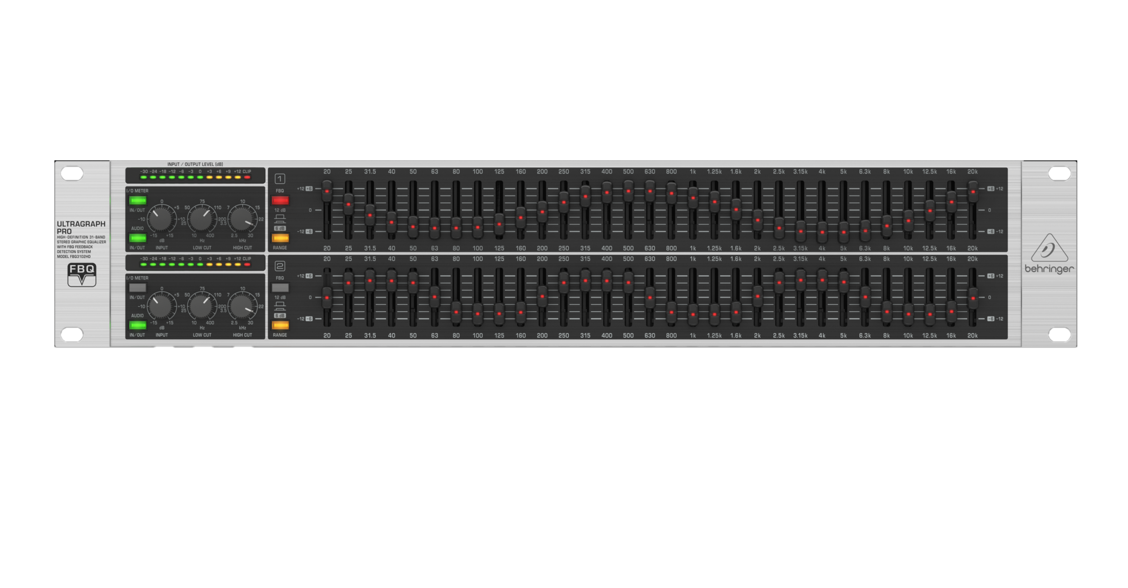  Ecualizador Gráfico Behringer Fbq3102Hd 31 Bandas.