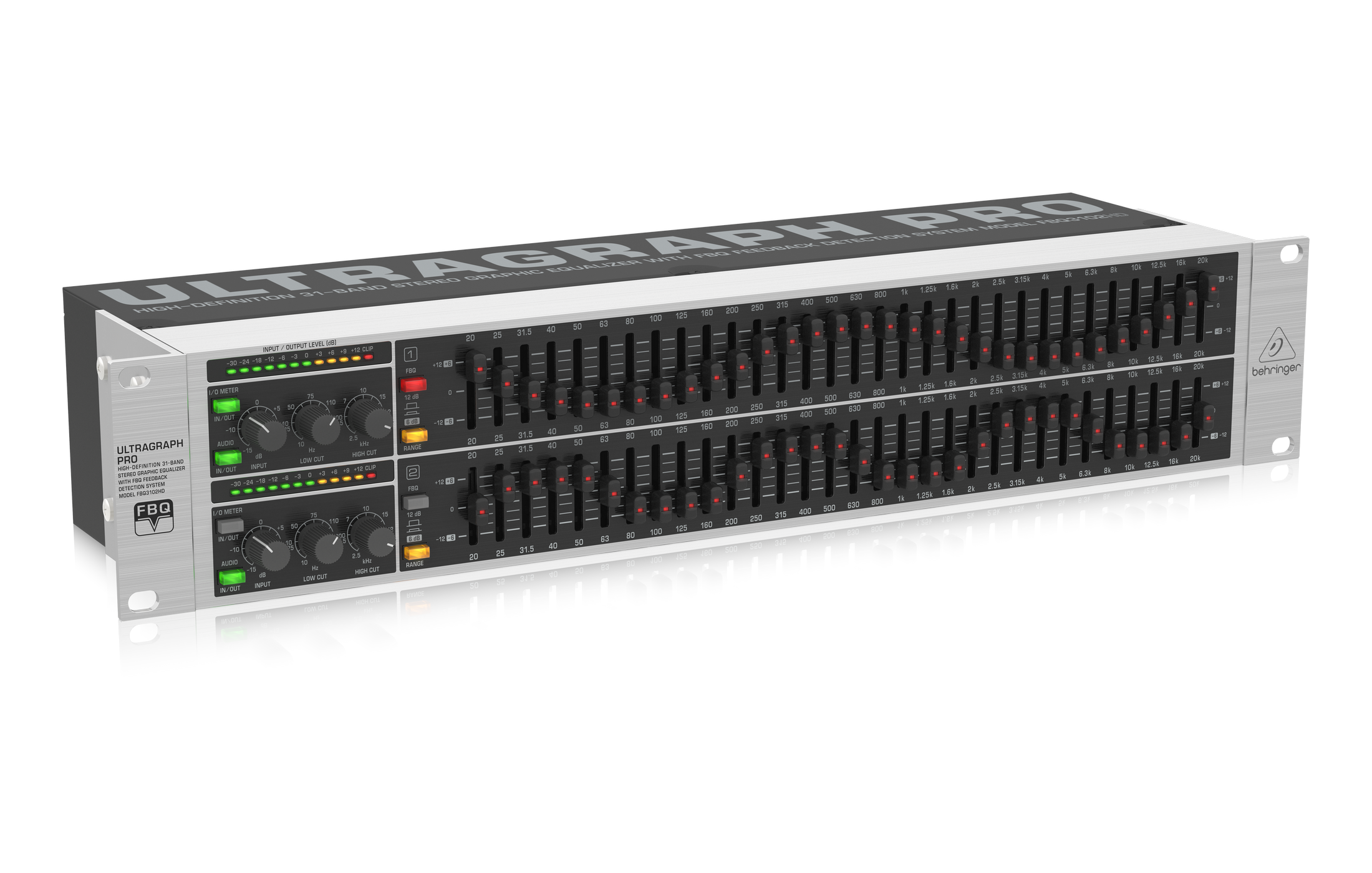  Ecualizador Gráfico Behringer Fbq3102Hd 31 Bandas.