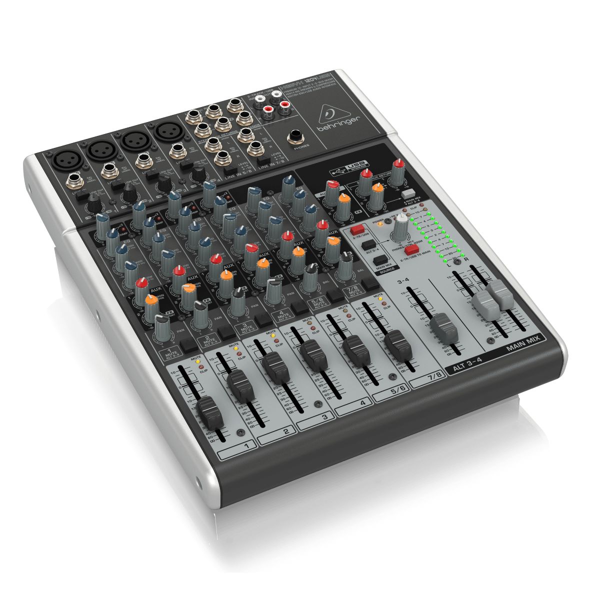 Consola Behringer Xenyx 1204usb Analógica Usb 12 Canales.