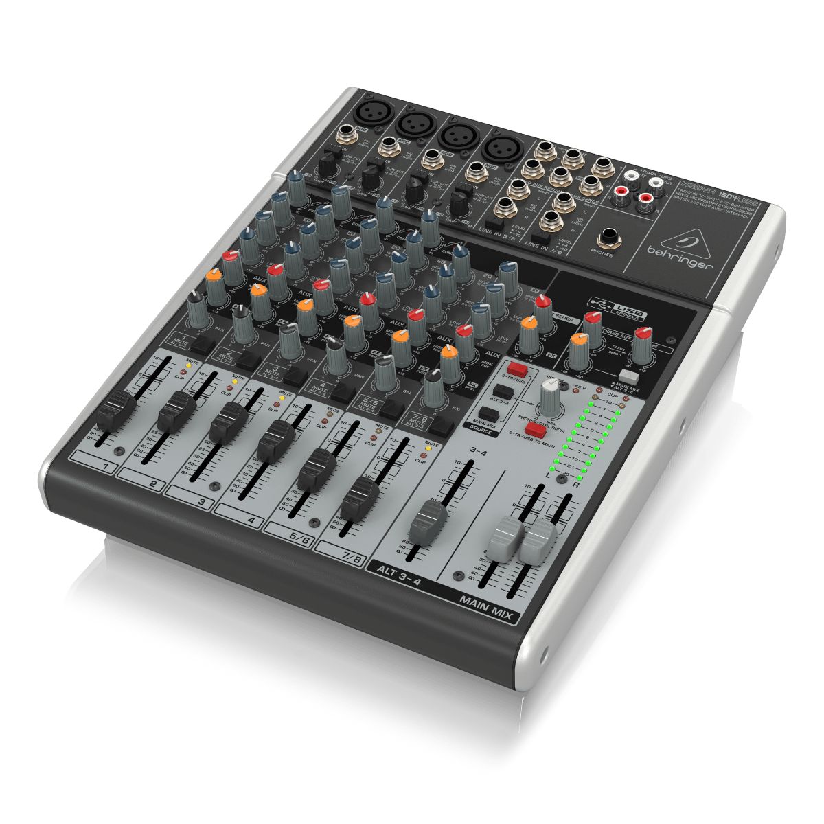 Consola Behringer Xenyx 1204usb Analógica Usb 12 Canales.