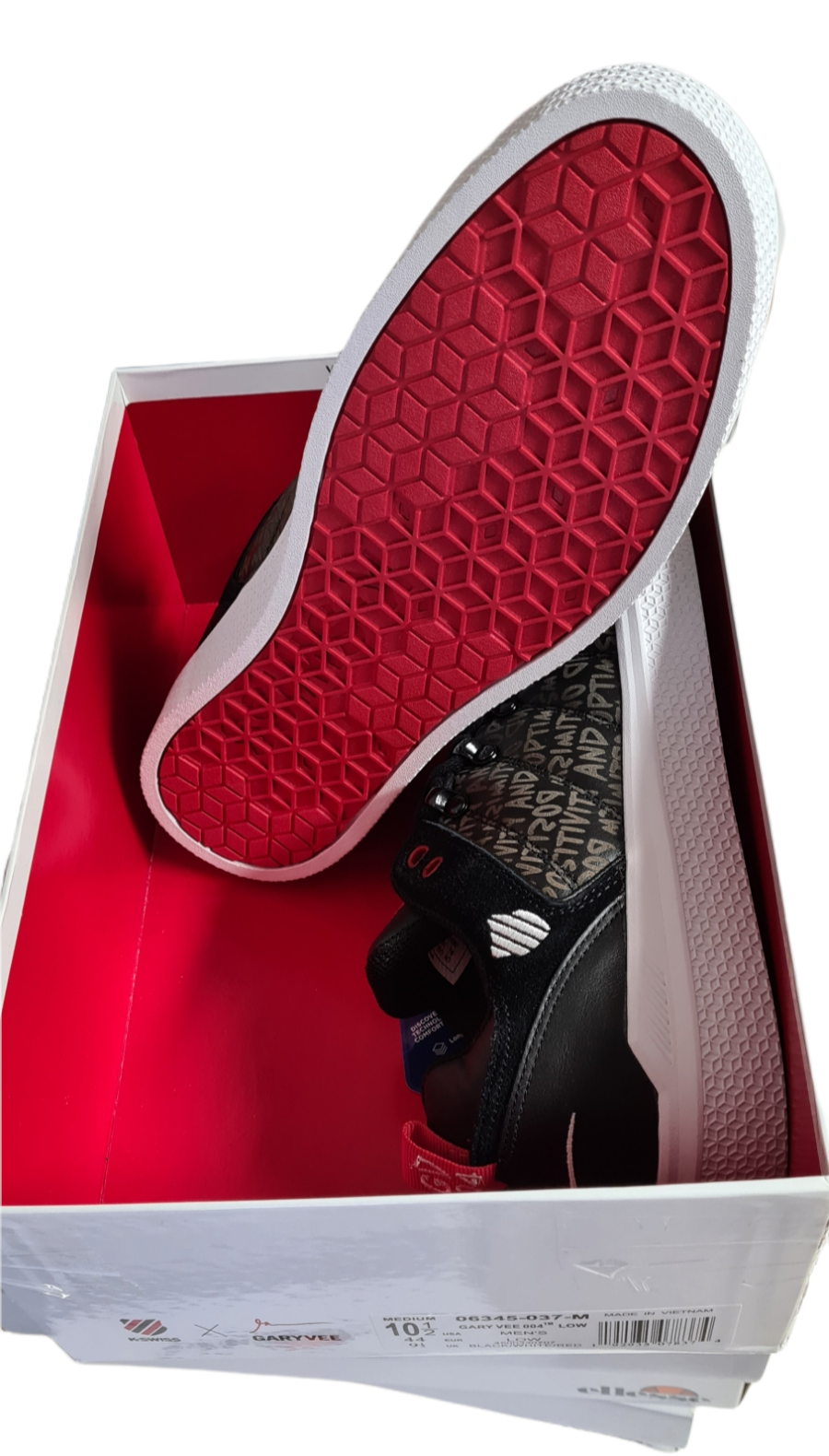 Tenis K-Swiss Gary Vee  # 7,8,9Mx / 9,10,11 Us