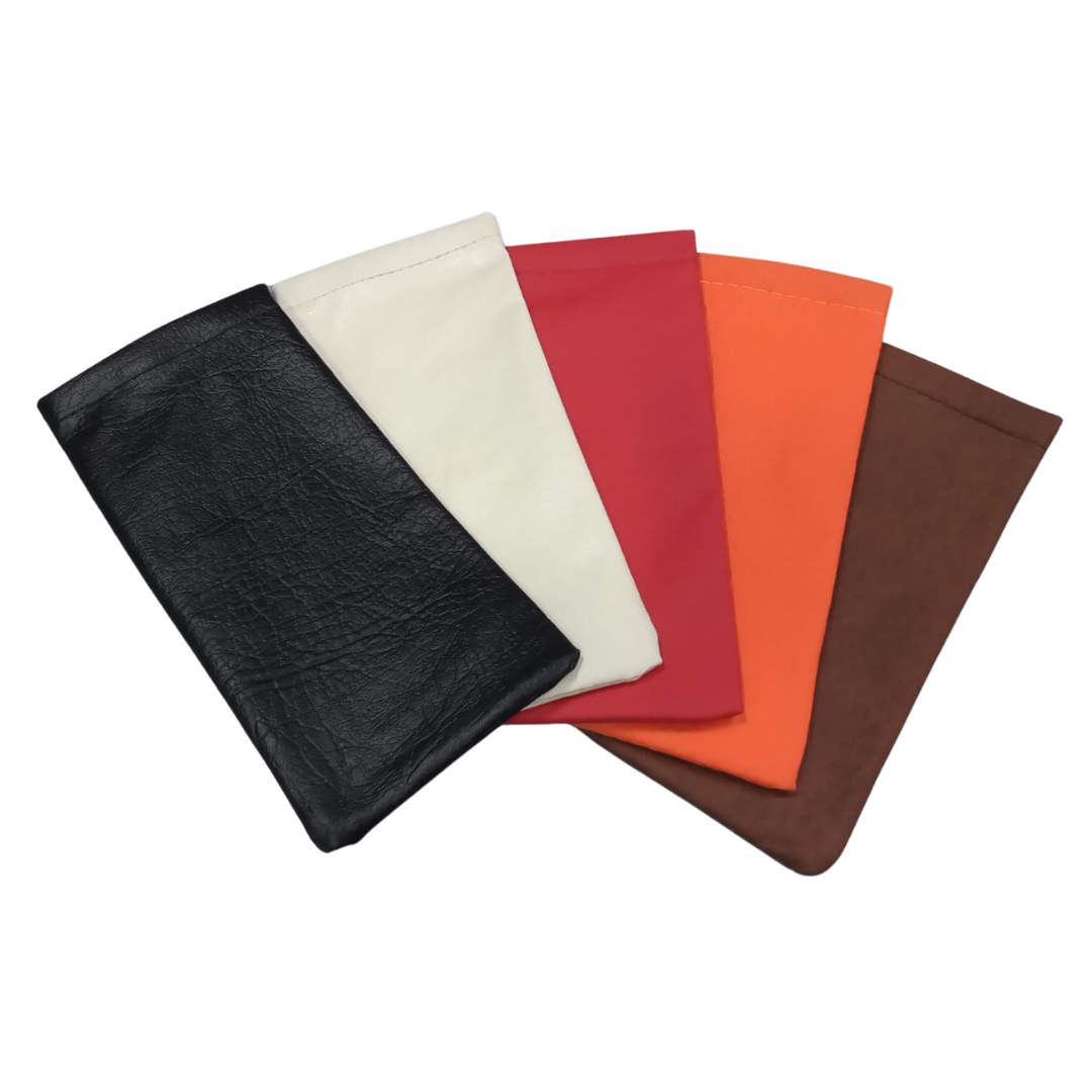 Estuche suave para lentes/Estuche bolsa para lentes/Estuche de fleje protector de lentes con paño limpiador