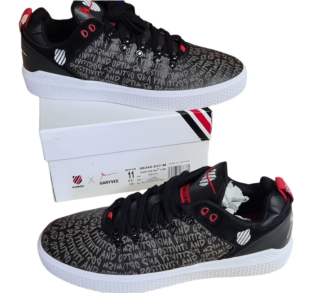 Tenis K-Swiss Gary Vee  # 7,8,9Mx / 9,10,11 Us