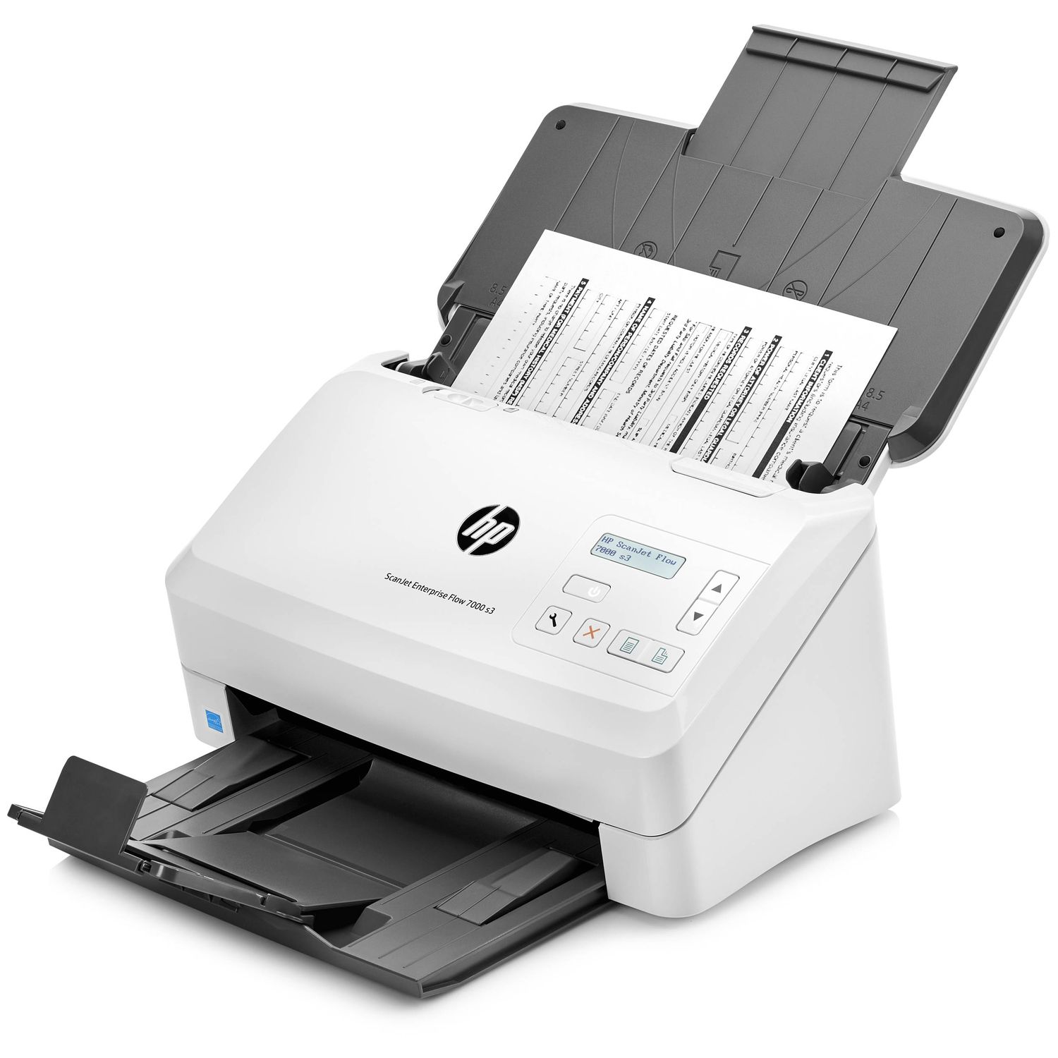 Scanner HP ScanJet Enterprise Flow 7000 s3, 600 x 600 DPI, Escáner Color, Escaneado Dúplex, USB 2.0/3.0, Blanco