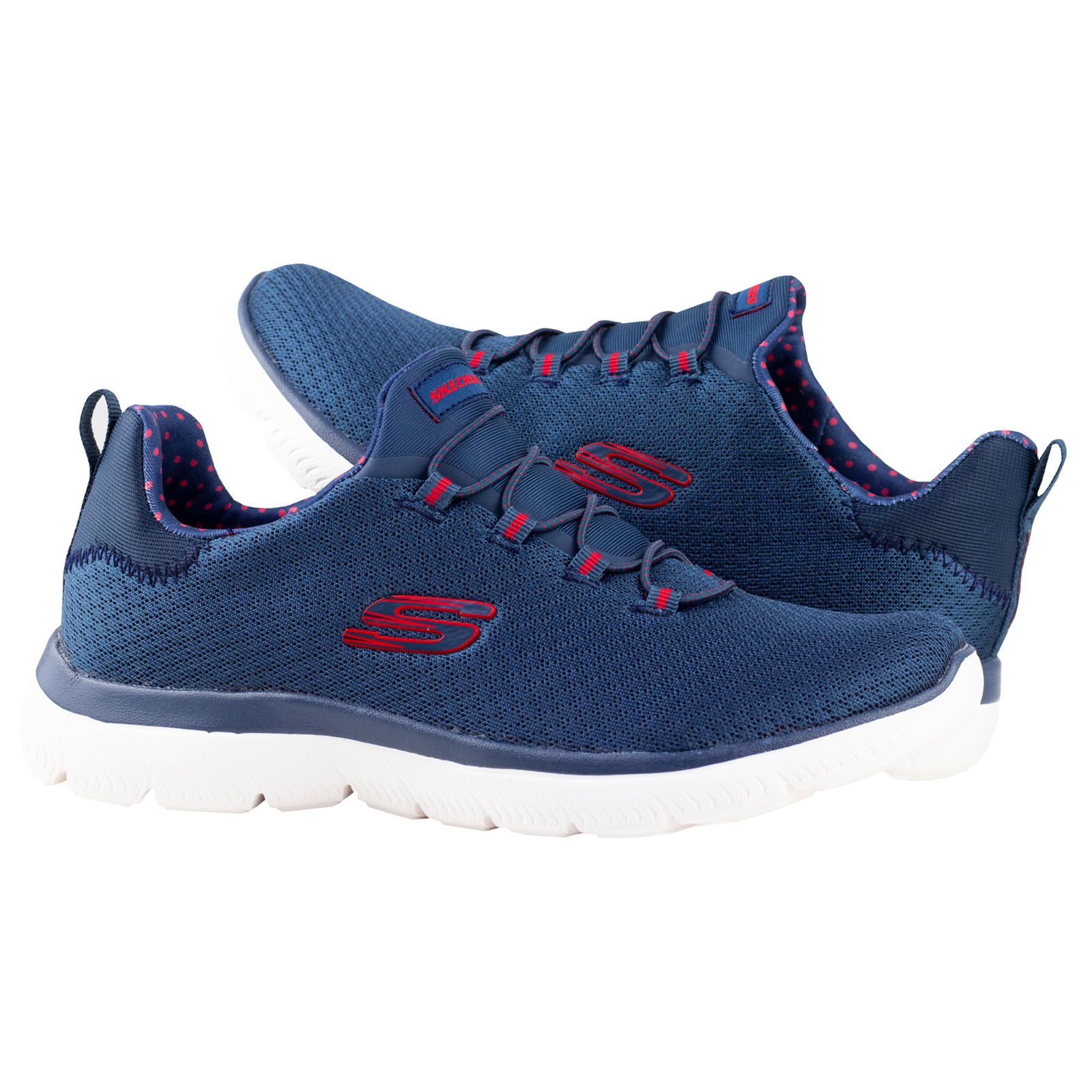 TENIS SKECHERS SUMMITS SPORT 149149 100% ORIGINAL MARINO ROJO