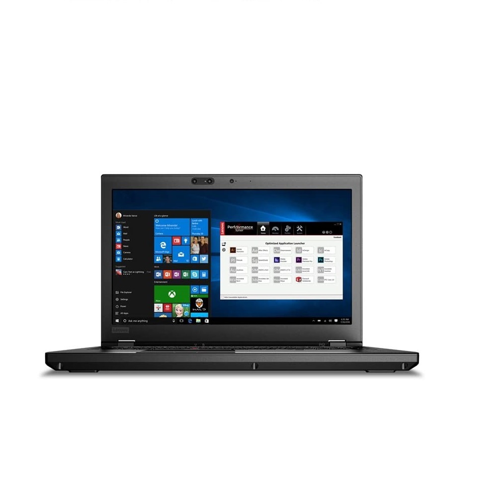  Laptop Lenovo P52- 15.6"- Intel Core i7, 8va gen- 64GB RAM- 512GB SSD- (VIDEO DEDICADO 4GB)- WINDOWS 10 Pro- Equipo Clase A, Reacondicionado.