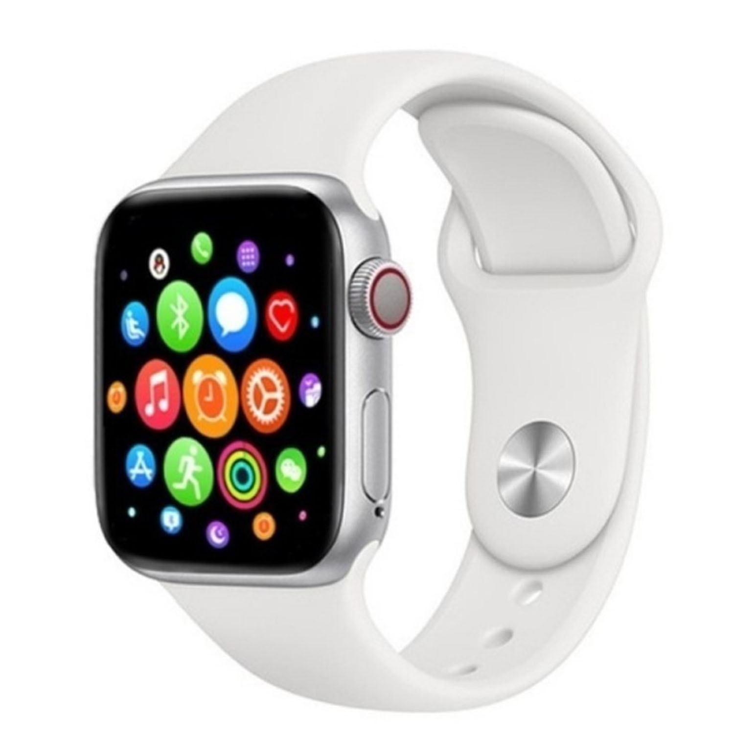 Reloj Inteligente Smartwatch Blanco bluetooth con redes sociales