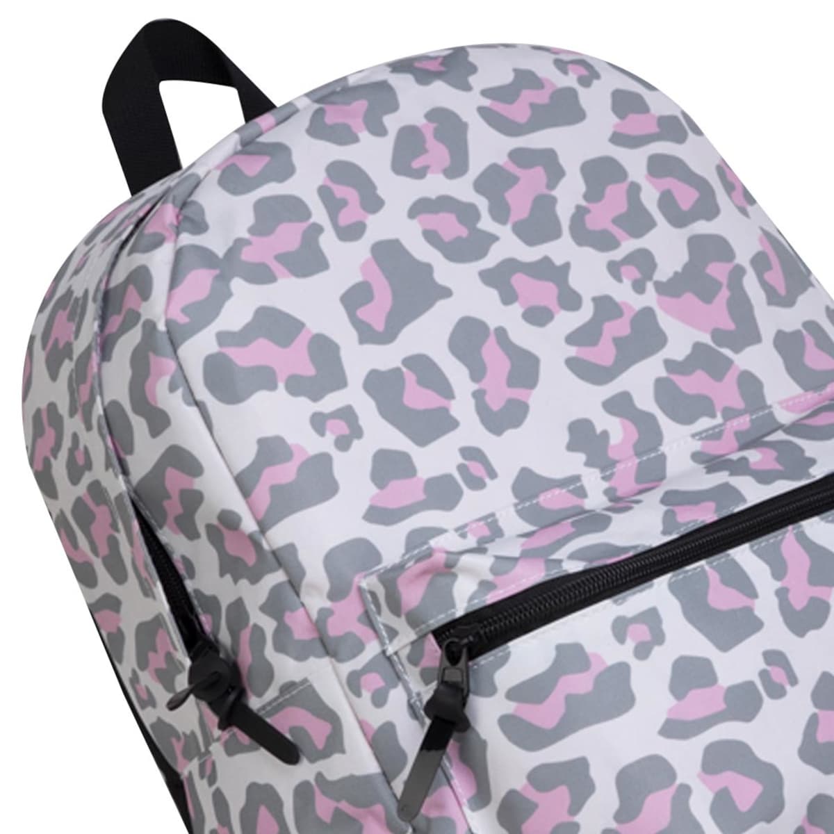 Mochila Backpack Pink By Price Shoes color Gris con Rosa Animal Print para Mujer N305 872497