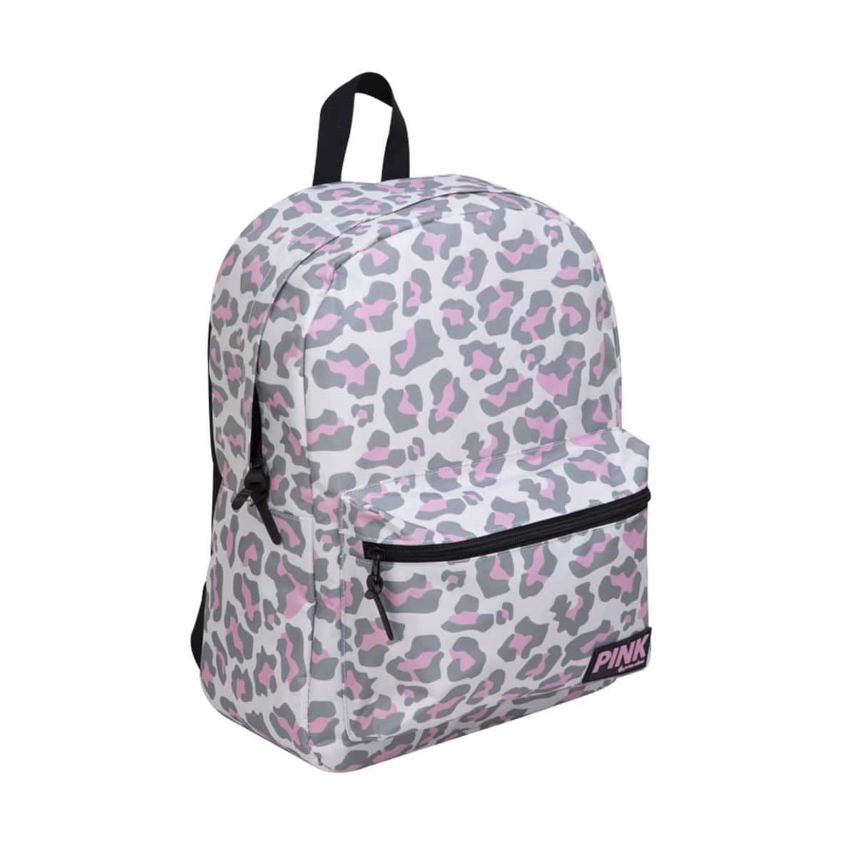 Mochila Backpack Pink By Price Shoes color Gris con Rosa Animal Print para Mujer N305 872497