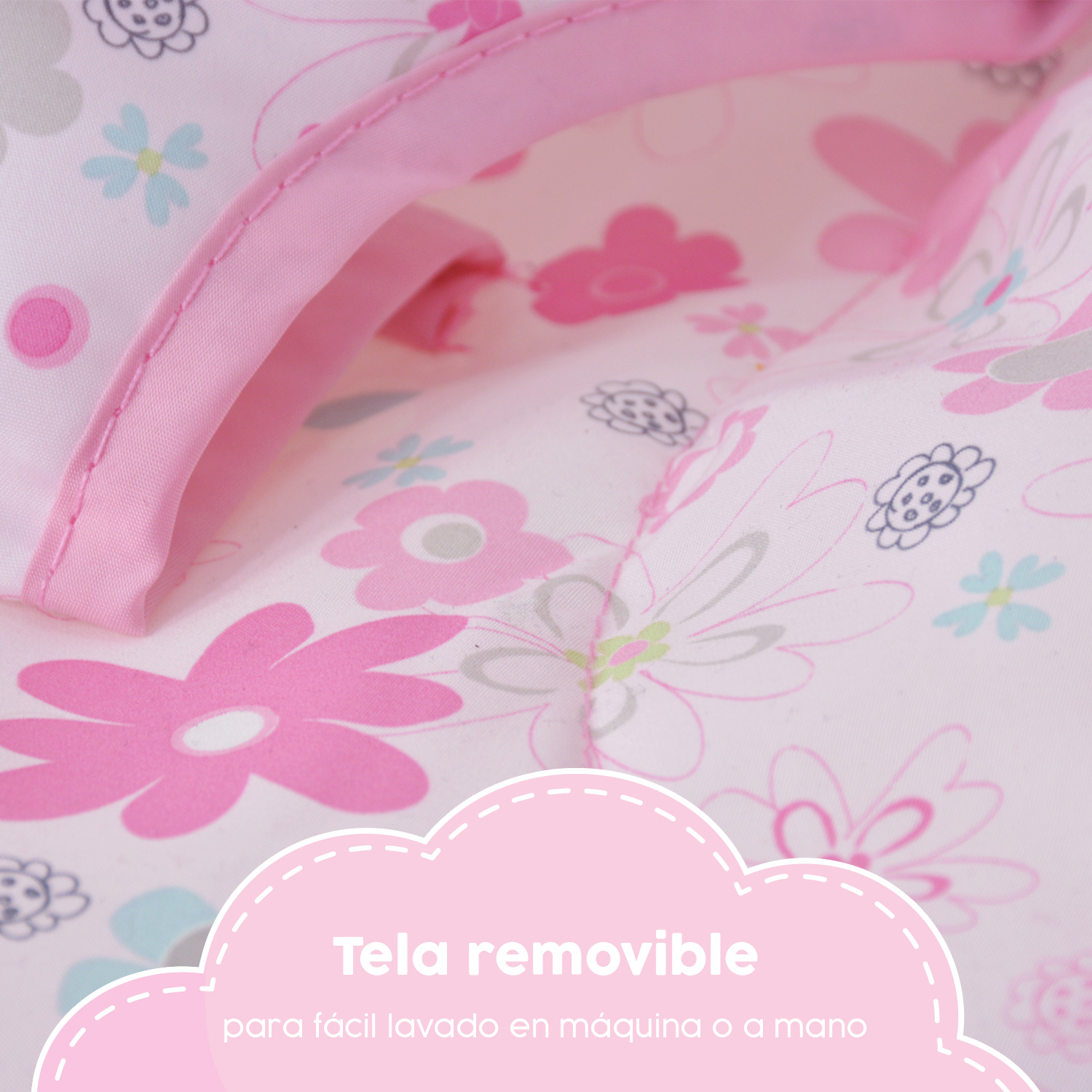 Bouncer Rosa Silla Mecedora Vibradora Para Bebe Portatil Juguetes