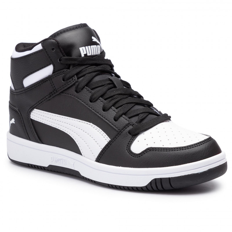 Tenis Puma Rebound LayUp  Deportivo Negro-Blanco Hombre