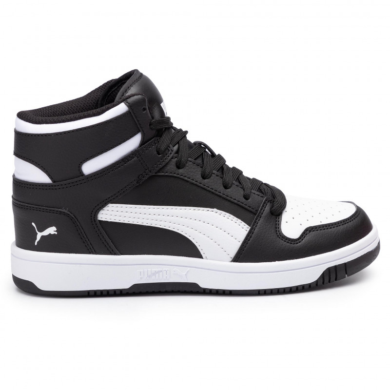 Tenis Puma Rebound LayUp  Deportivo Negro-Blanco Hombre