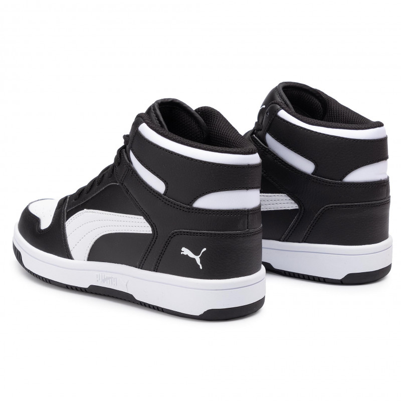 Tenis Puma Rebound LayUp  Deportivo Negro-Blanco Hombre