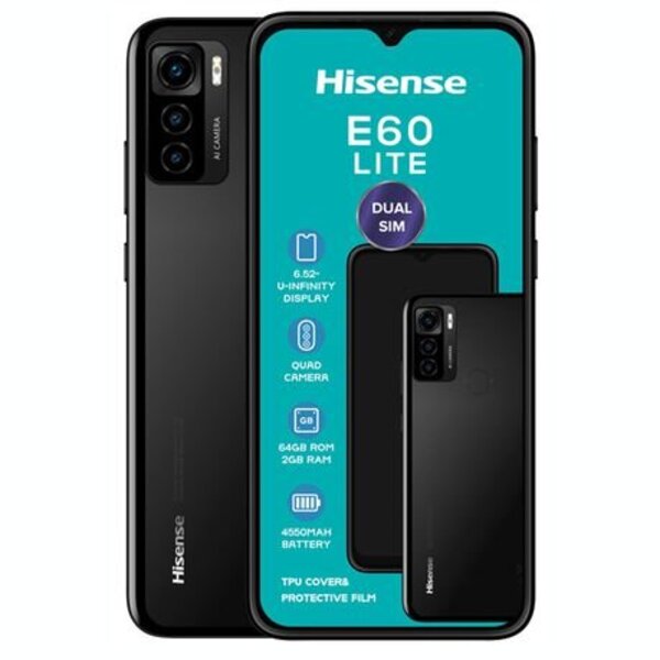 Hisense E60 Lite 64GB 2GB Ram Negro