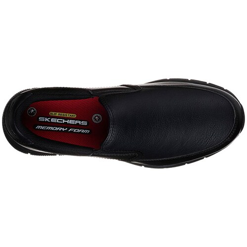 Zapato Skechers Nampa-groton Negro Caballero Work 77157