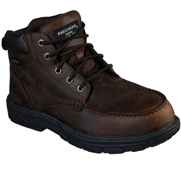 Bota Skechers Work Vicksburk Para Caballero Casco Cafe 200014