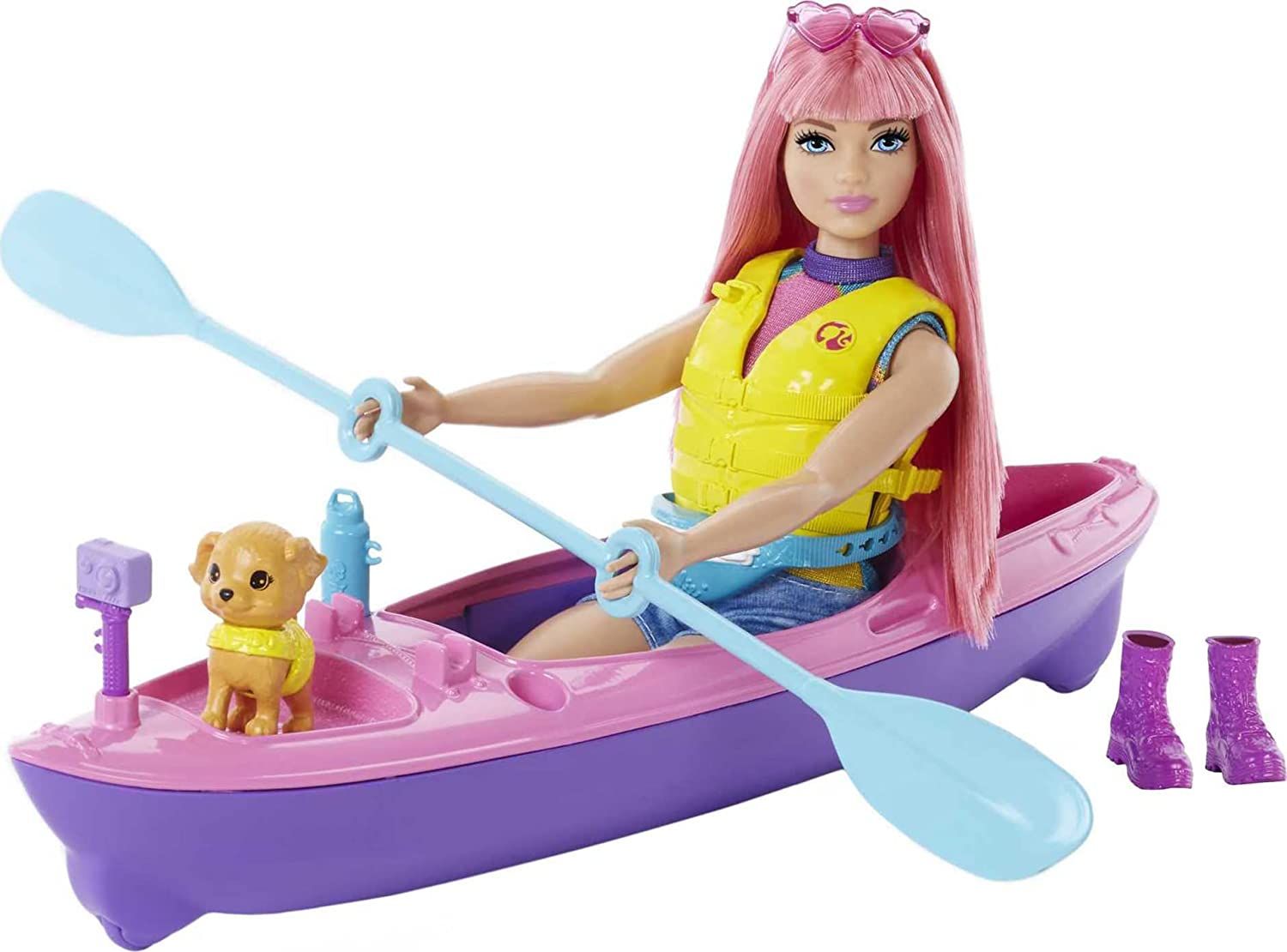 Barbie Daisy Paseo en Kayak Día de Campamento