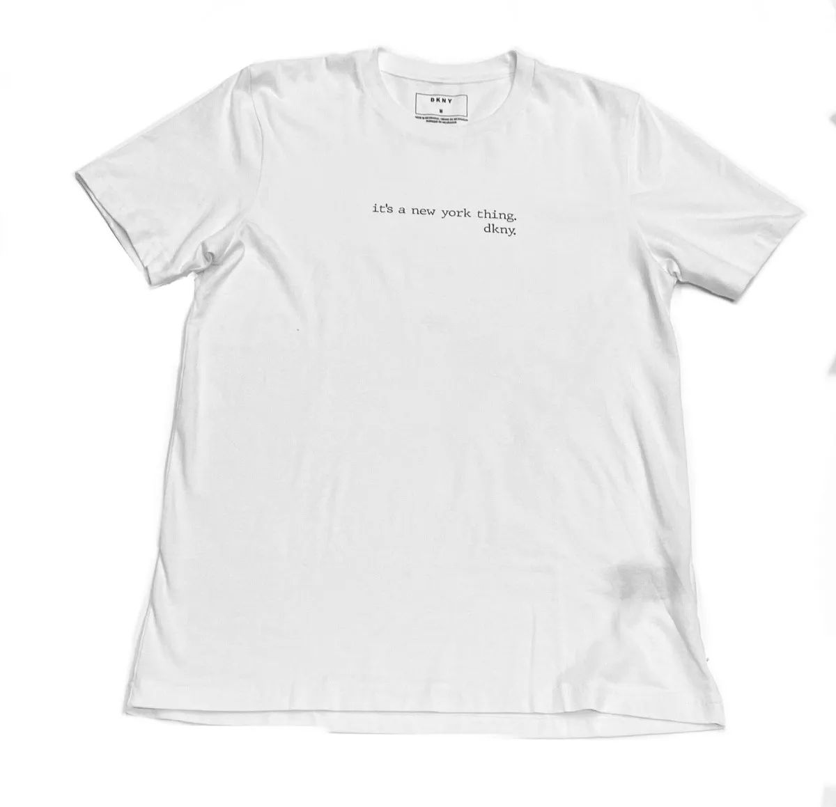 Playera DKNY Color Blanco Para Hombre