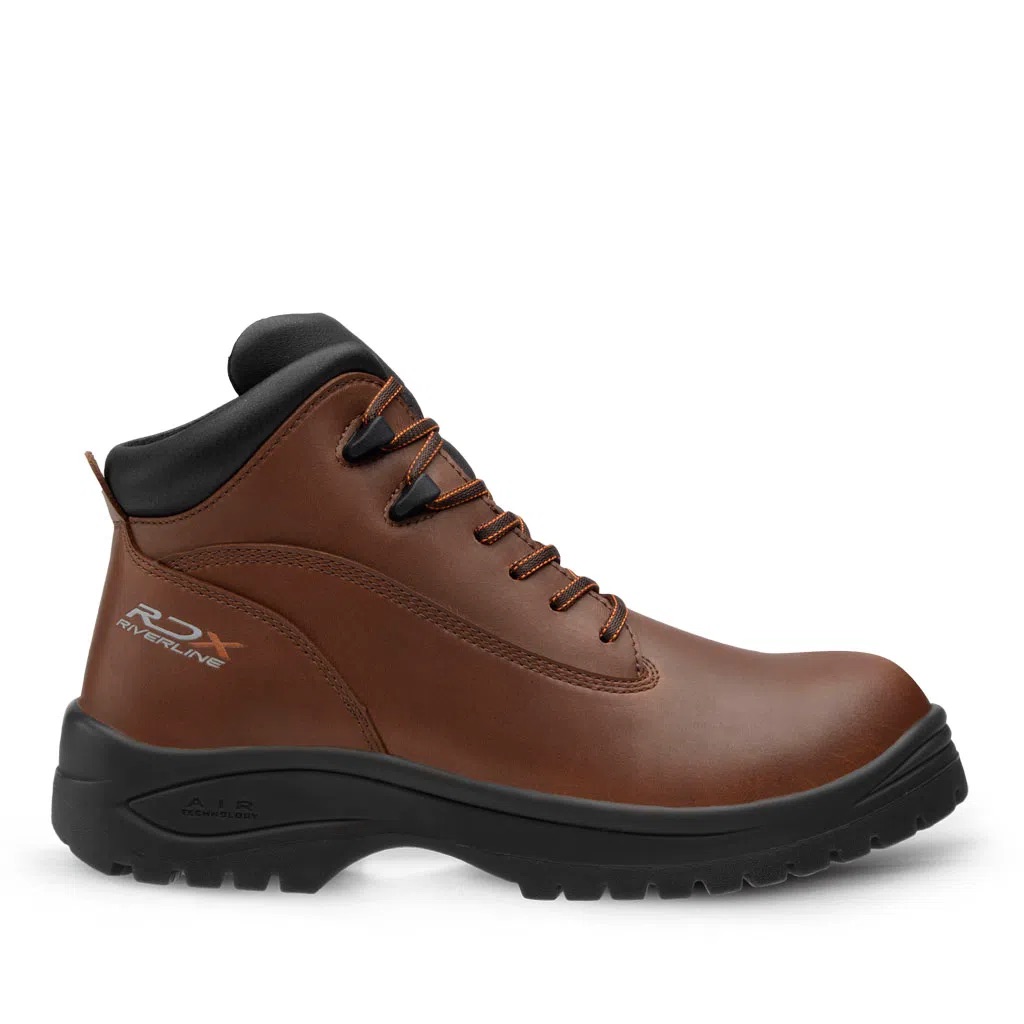BOTA DE SEGURIDAD RIVERLINE RDX NEGRO Y CAFE