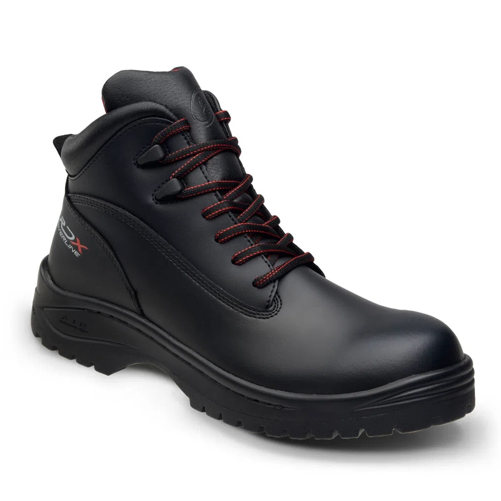 BOTA DE SEGURIDAD RIVERLINE RDX NEGRO Y CAFE