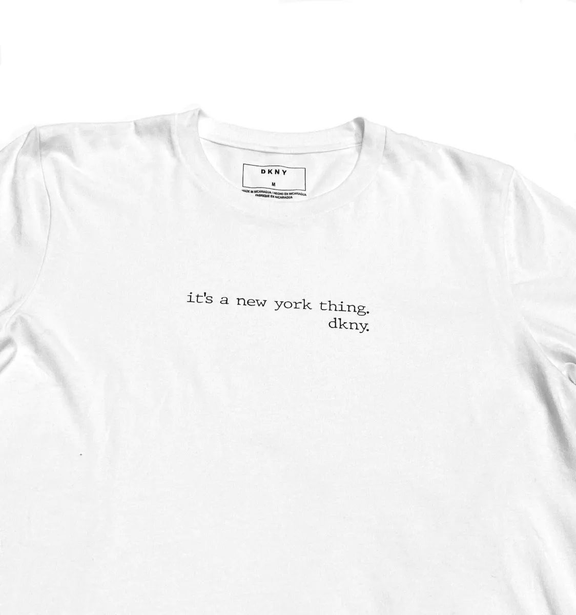 Playera DKNY Color Blanco Para Hombre