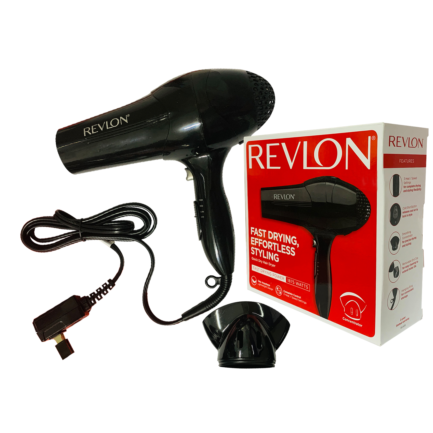 Secadora Revlon Semi Profesional Al mbrica Secado R pido Con