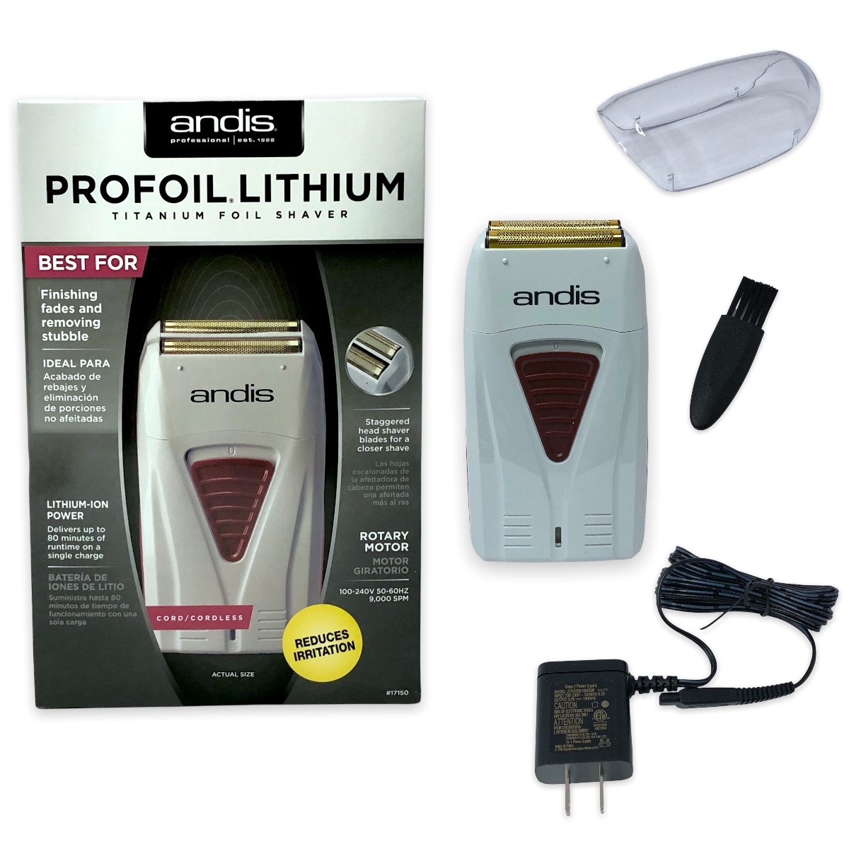 Afeitadora Rasuradora Profesional  Profoil Lithium Gris Nueva Ligera Andis