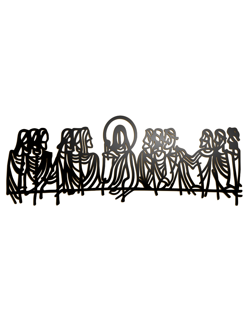 CUADRO DECORATIVO "ÚLTIMA CENA " MDF 6MM