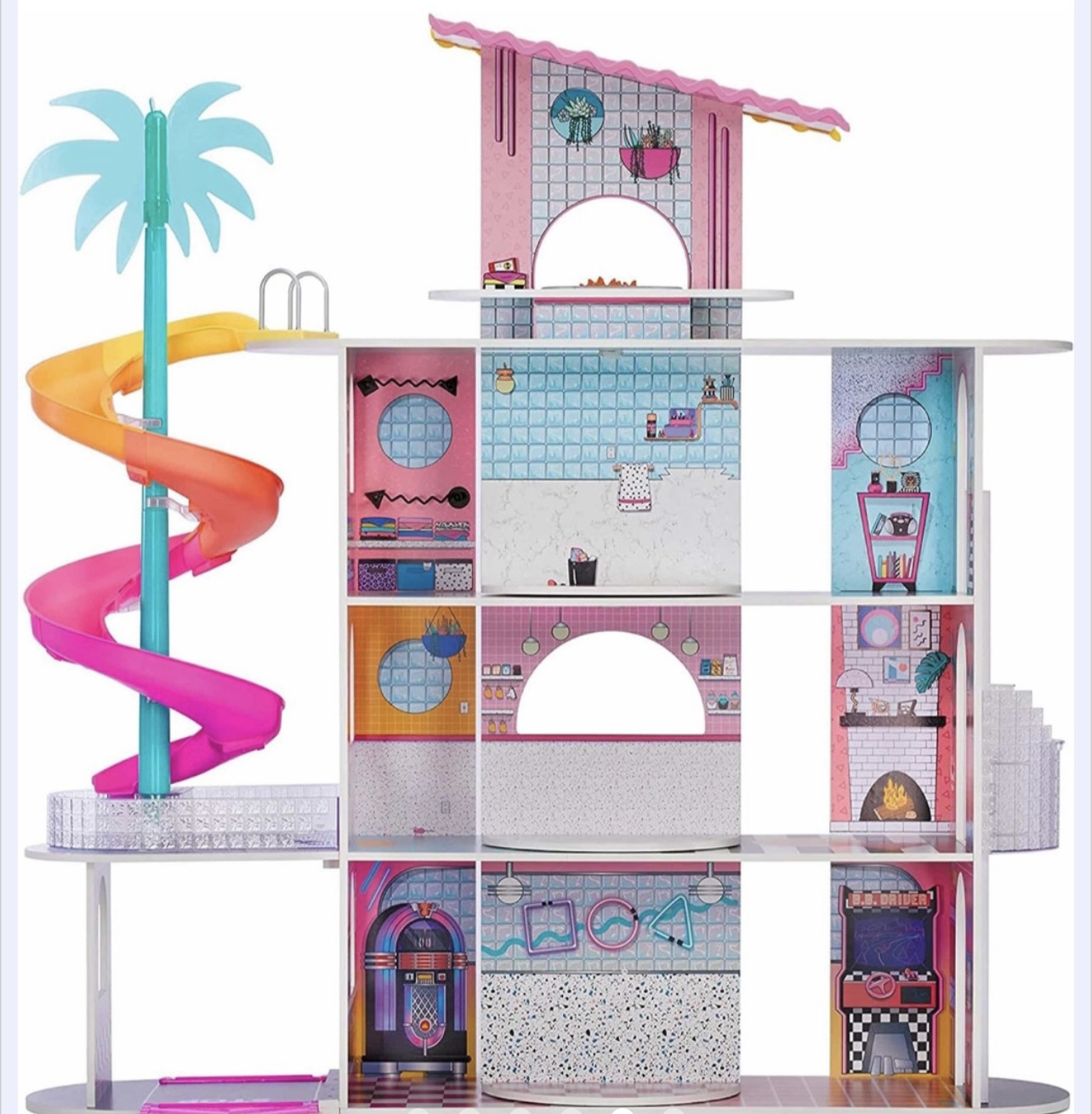 L.o.l. Surprise  Omg Casa De Madera Con Sorpresas  Más De 85 Pzas 