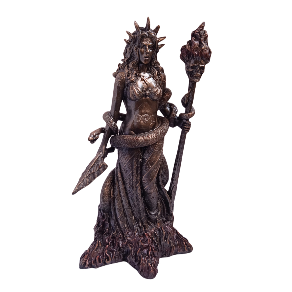 Figura Hecate Con Serpiente EZOR