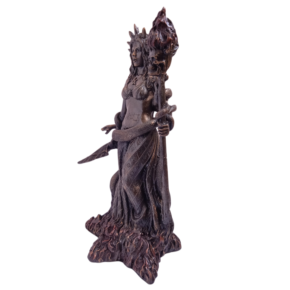 Figura Hecate Con Serpiente EZOR