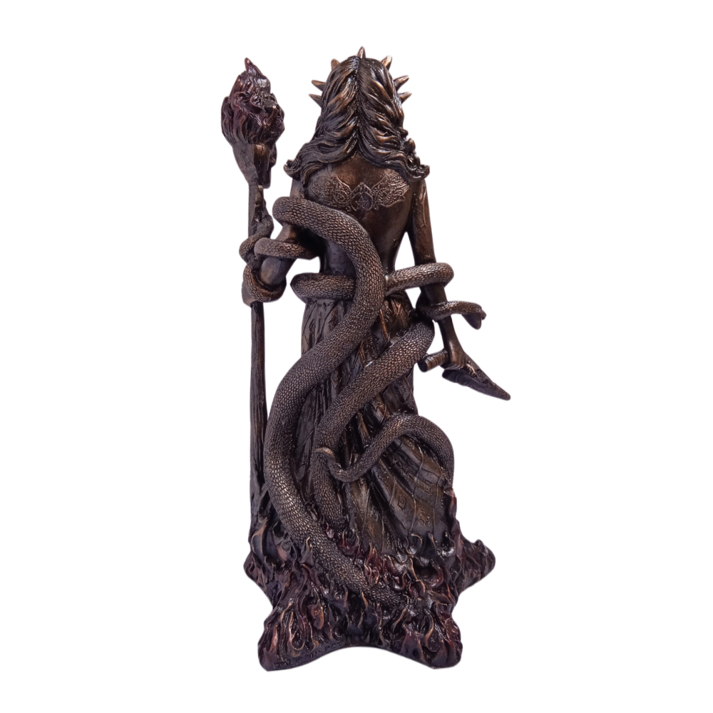 Figura Hecate Con Serpiente EZOR