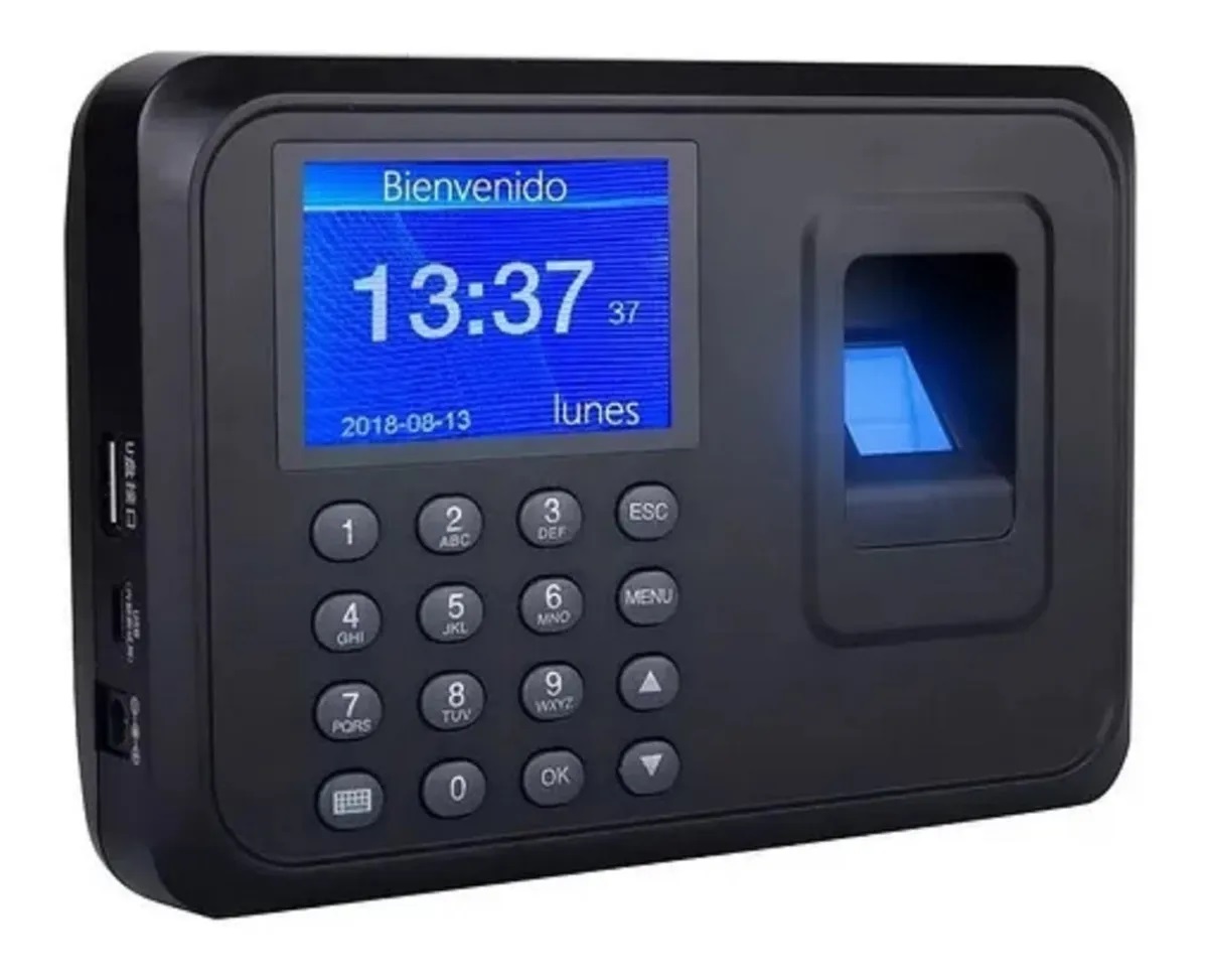 Reloj Checador Huella Digital Biométrico Software Incluido o con Excel